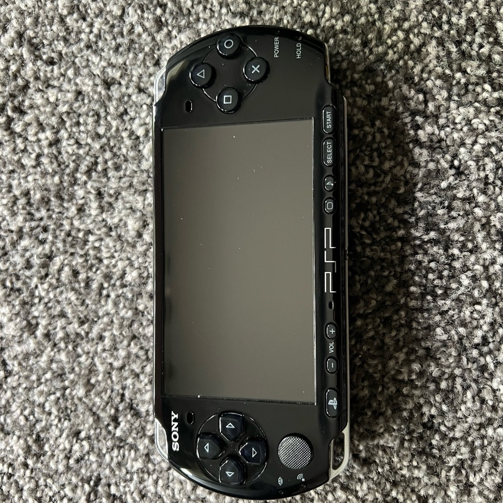 Sony Black Handheld Console Sleek Design PSP 3000
